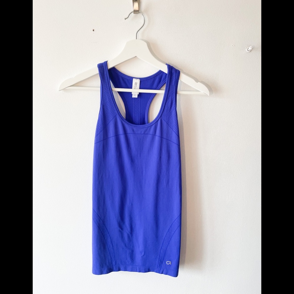 Gap fit indigo blue top